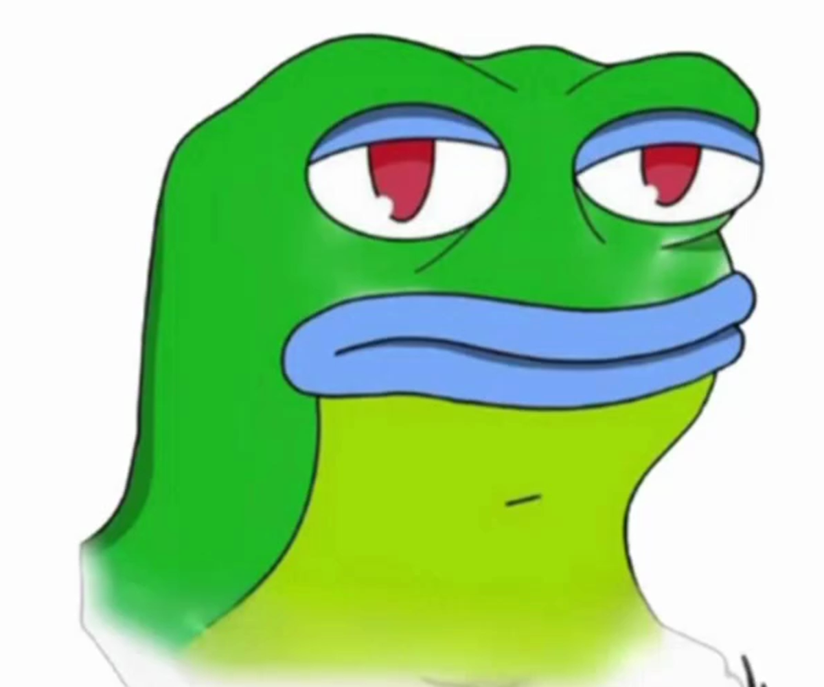 The green Deep Throat mascot